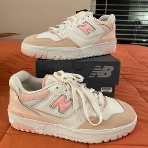 Womens New Balance 550 ‘white pink’